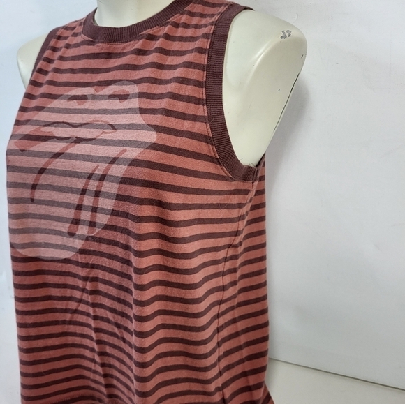 Rolling Stones Stripped Sleeveless Top - Picture 3 of 5
